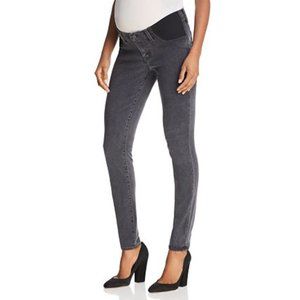 J Brand Mama J Maternity Skinny Jeans Mid Rise Super Stretch Denim Dust Grey 24